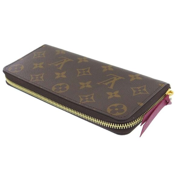 LOUIS VUITTON Portefeuille Clemence Monogram Fuchsia M - Picture 6 of 8
